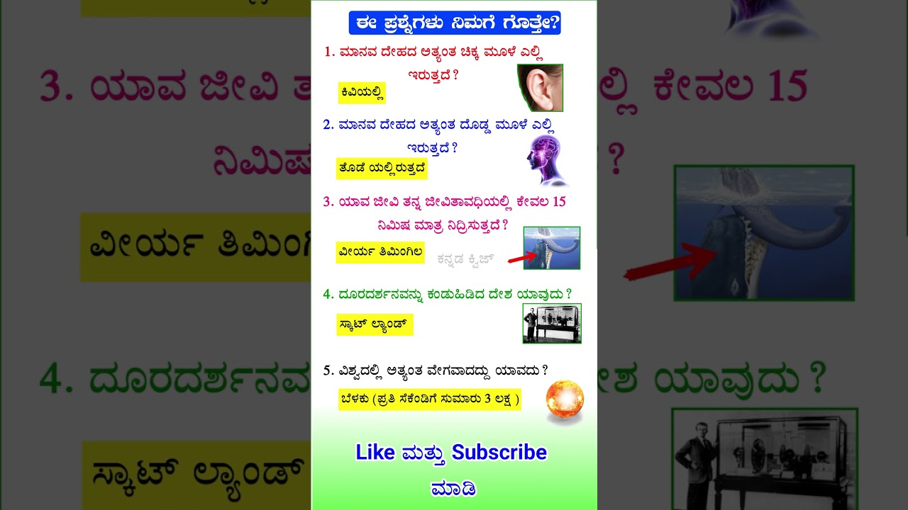 Kannada Gk Questions and Answers for All Compititive Exams | Kannada General knowledge Questions