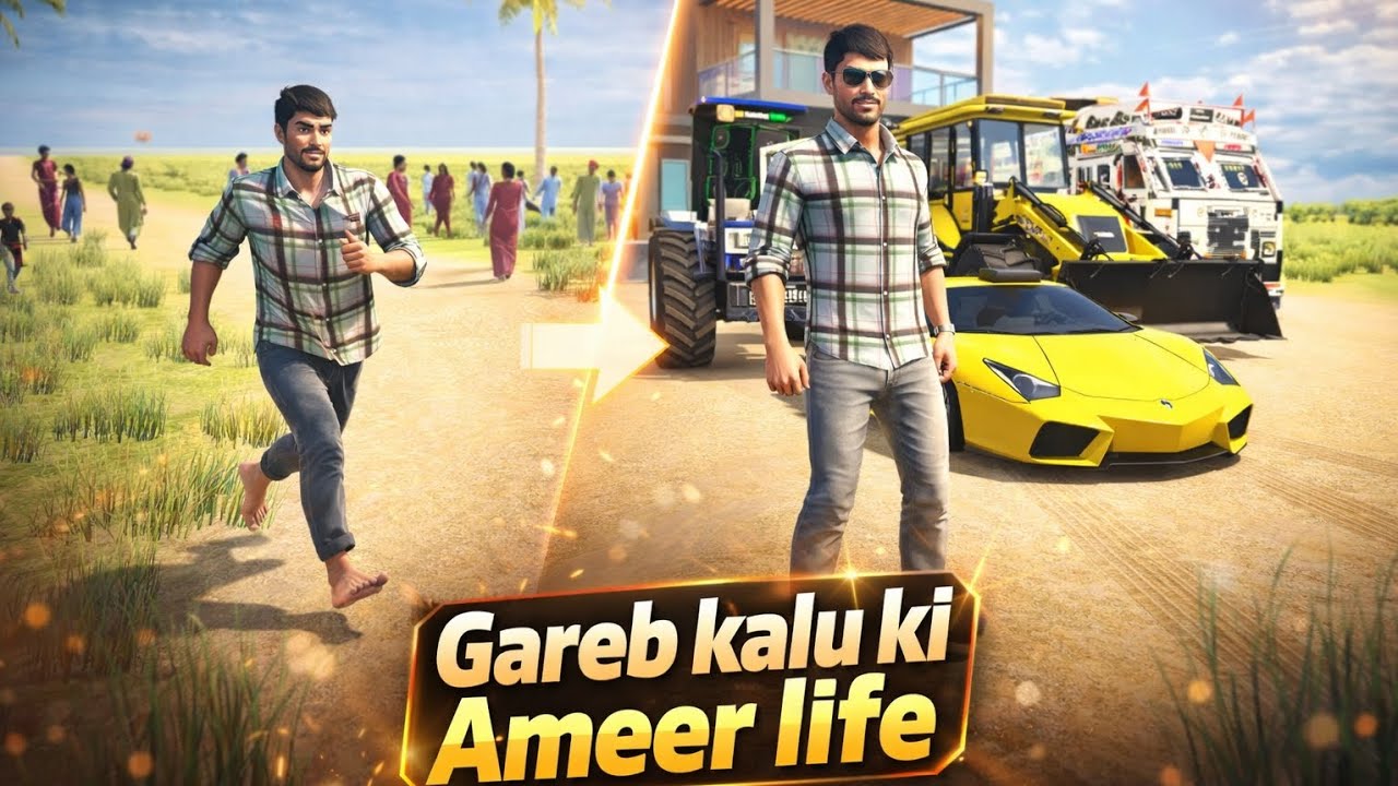 Gareeb Kalu Ki Ameer Life 😱 | Indian Vehicles Simulator 3D Story Mode 