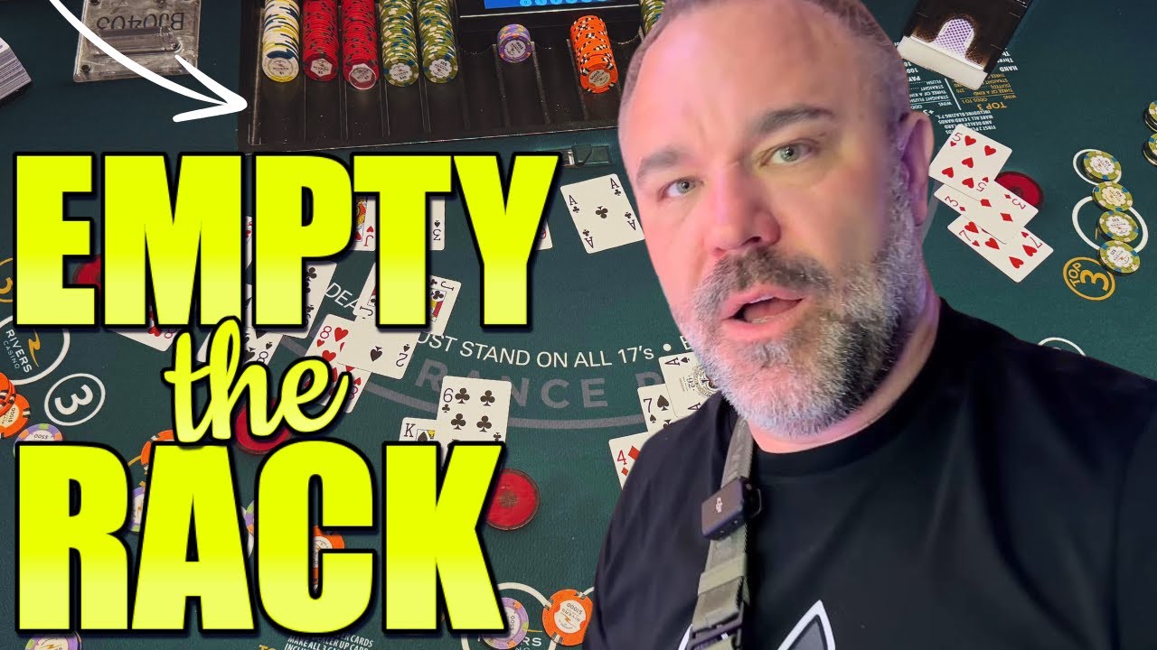 Unbelievable! Clearing Out The Entire Rack In The Best Blackjack Session Ever!