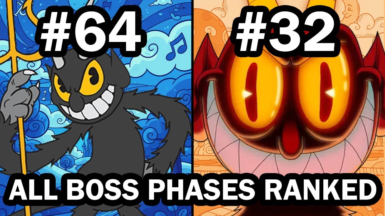 Every Boss Phase In Cuphead Ranked Easiest To Hardest