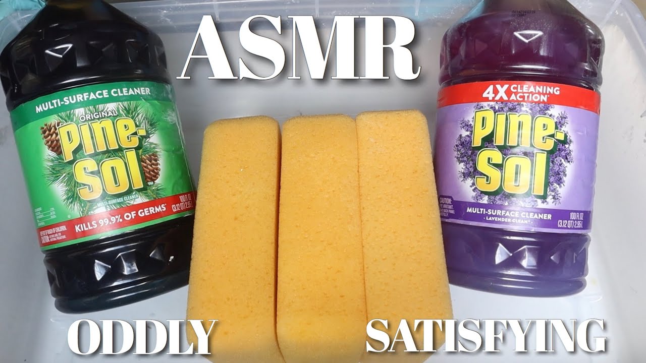 ⭐️ ASMR BLACK PINE SOL SPONGE SQUEEZING ⭐️