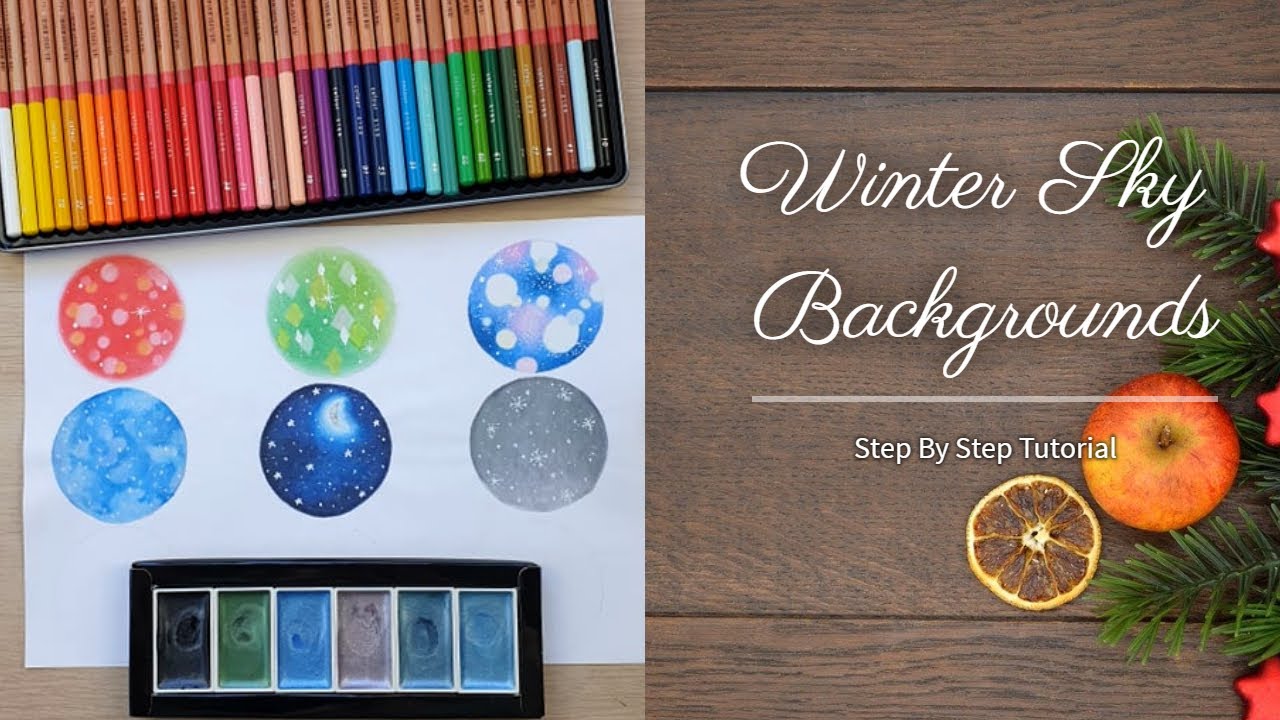 let’s colour enchanted wintery sky background\ adult colouring books ❄️ 🌌 ✨