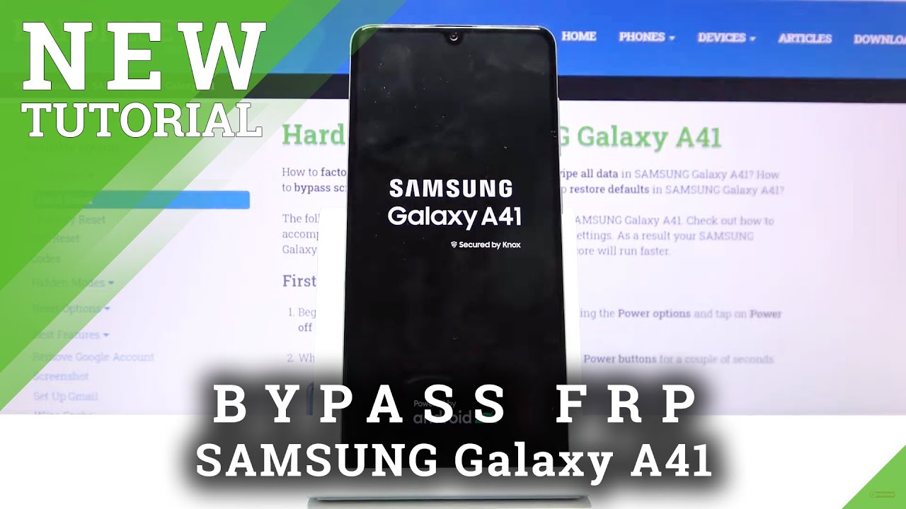 Как обойти проверку Google на SAMSUNG Galaxy A41 - пропустить FRP