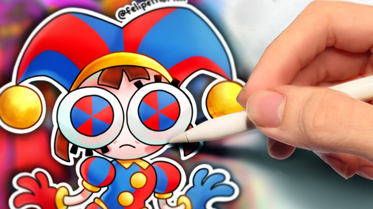 Desenhei o Circo Digital em Estilos Bizarros