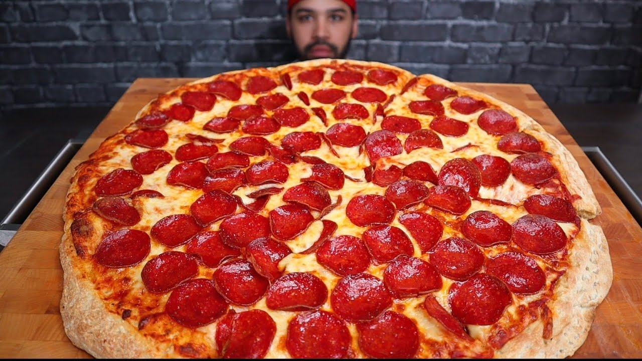 (ASMR) COSTCO XL PIZZA MUKBANG
