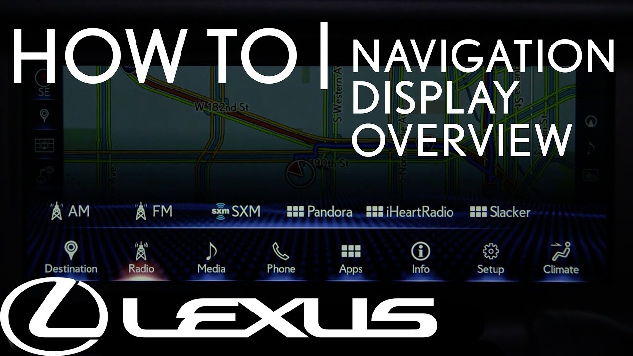 How-To Use The Navigation Display Overview | Lexus