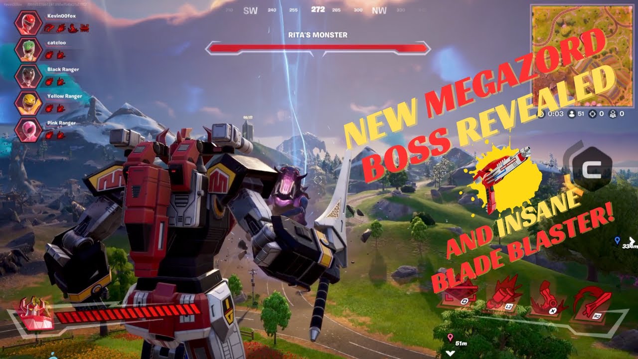 NEW MEGAZORD BOSS and BLADE BLASTER