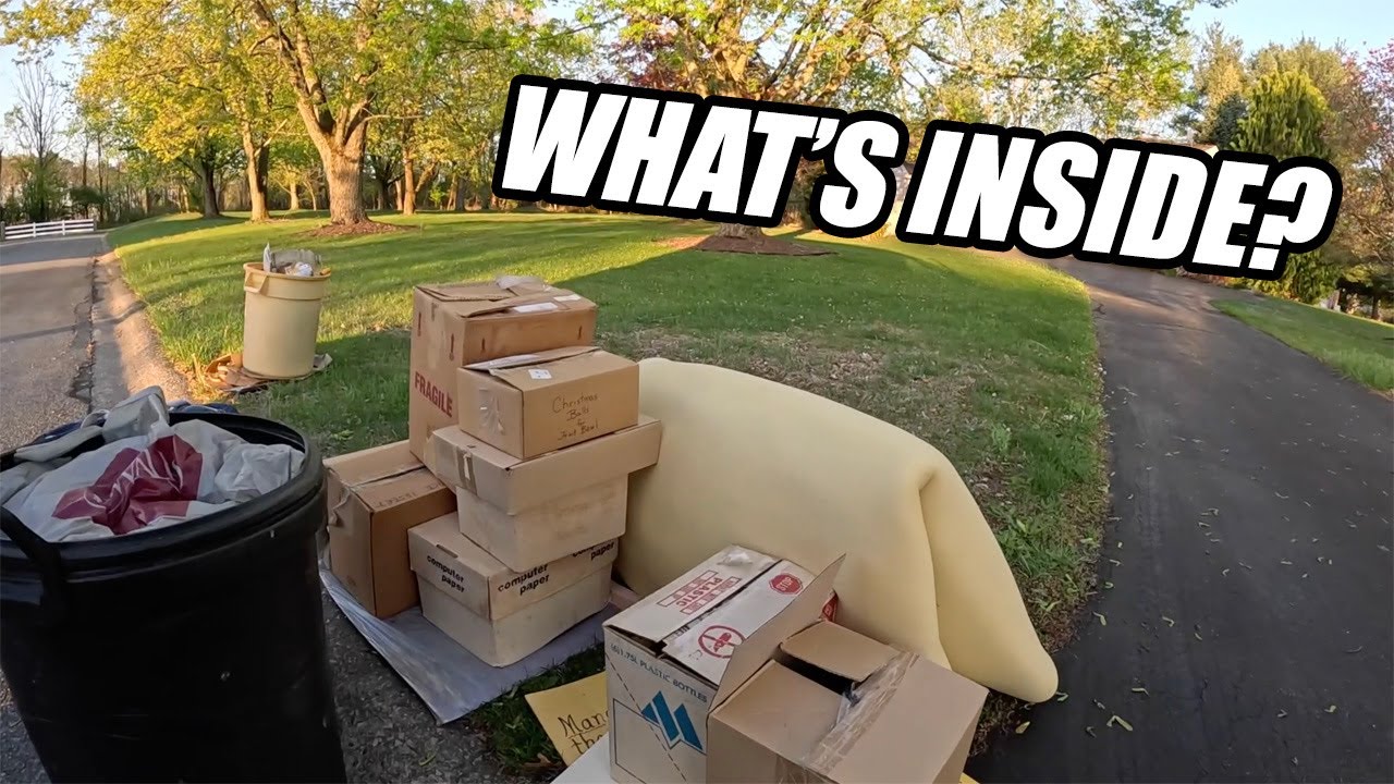 They Threw Away BOXES Of Stuff! - Trash Picking Ep. 1082