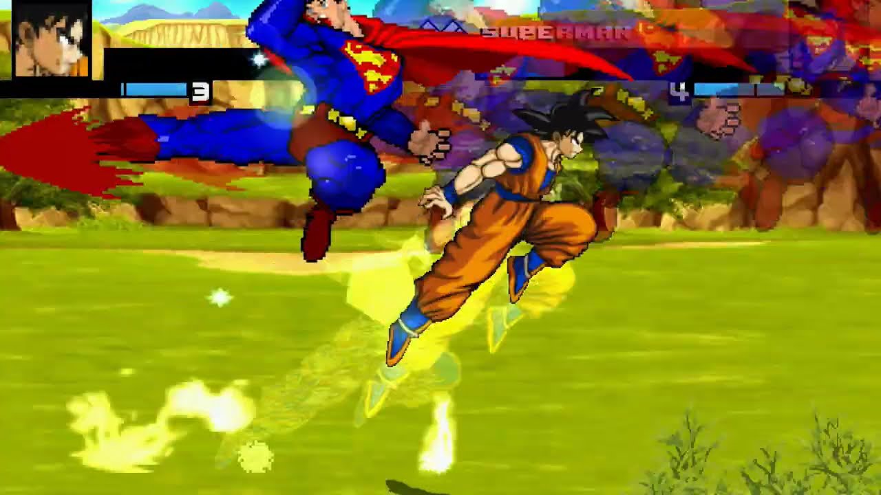 MUGEN - Superman Vs Goku | Death Battle!