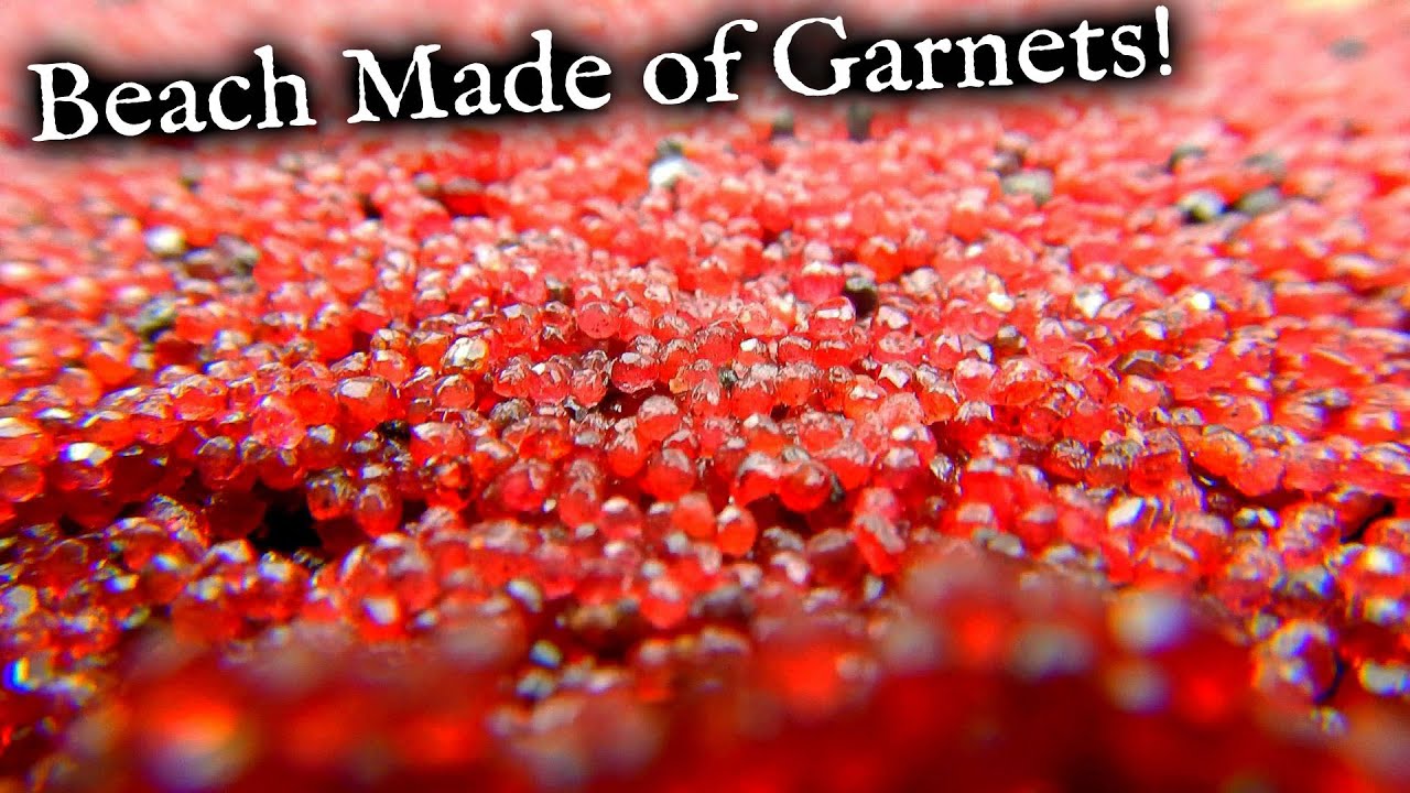 Why are there Garnets Everywhere on this Beach! *New Adventure 2024*