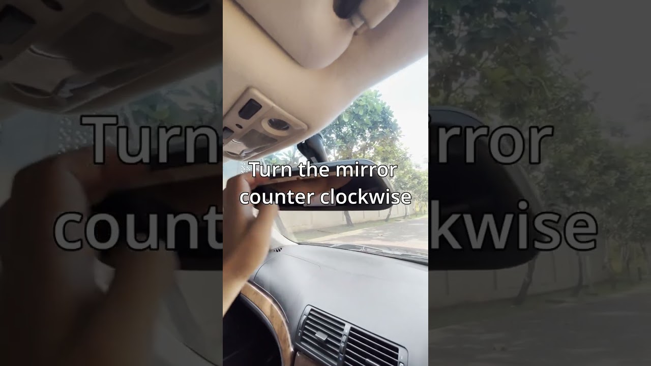 How to Replace E39 Rearview Mirror
