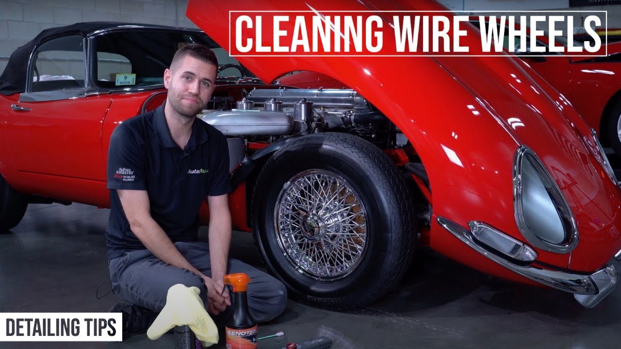 Detailing Tips l Cleaning Wire Wheels l 1969 Jaguar E-Type