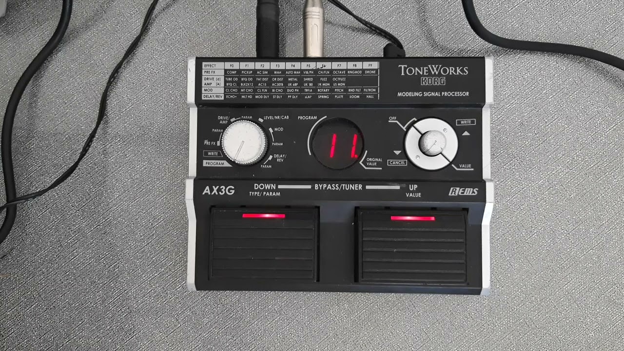 KORG TONEWORKS AX3G Elektro Bağlama Saz Tonları Tolgahan 05427716390  Samsun