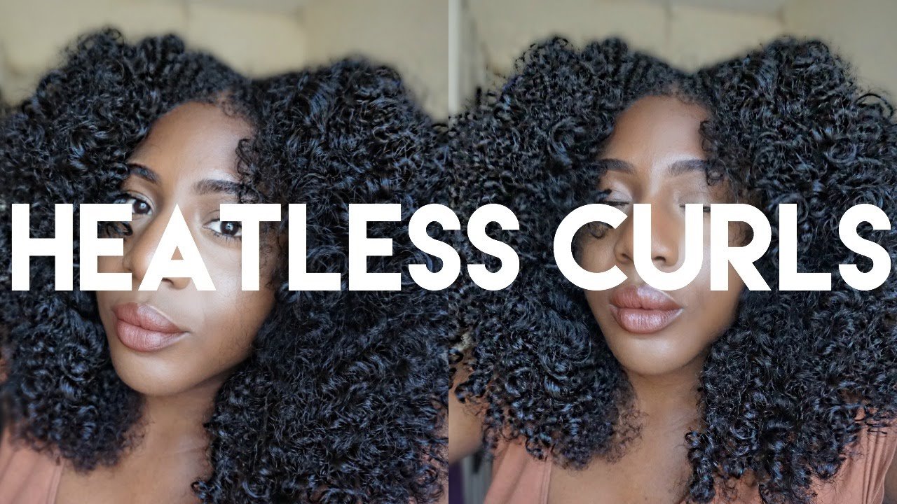 BRAID & CURL | HEATLESS CURLS | NATURAL HAIR