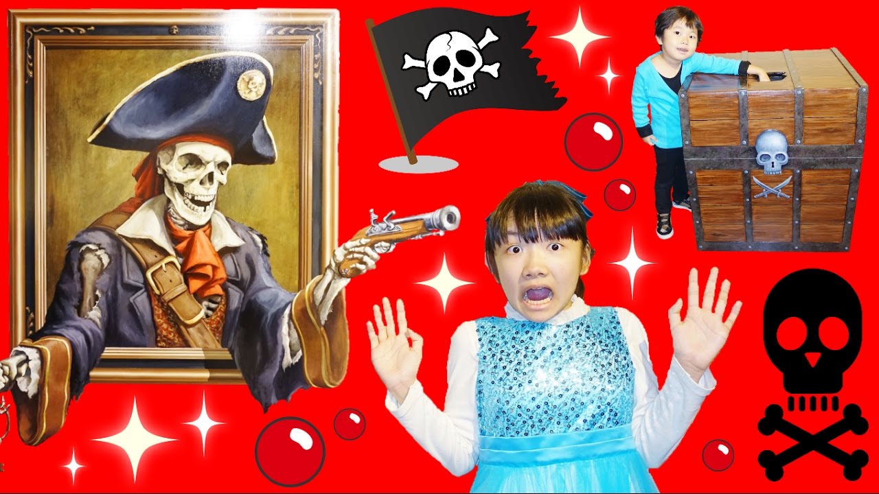 ★「ひめちゃんがガイコツ海賊に～！」横浜トリックアートクルーズ★Yokohama Trick Art Cruise★