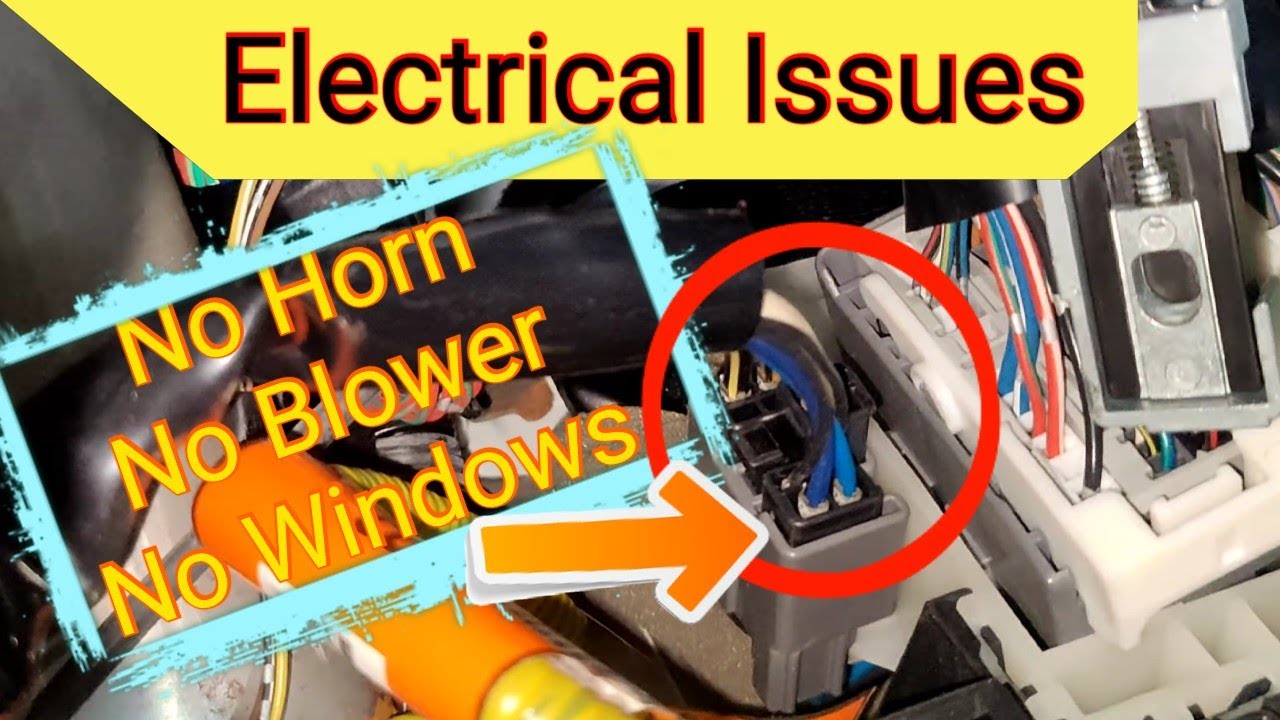 2004 Suzuki XL7 Horn, Power Windows, And Blower Motor Not Working?