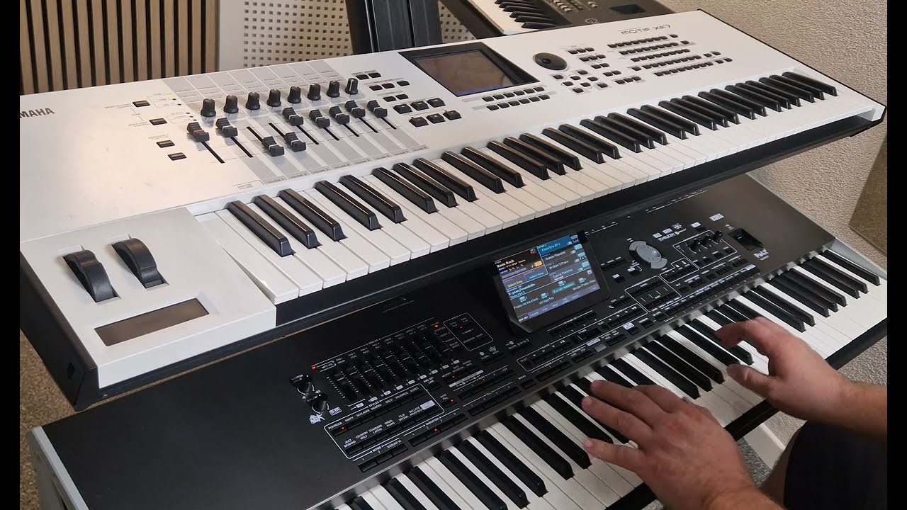 Yamaha Motif XF7 vs. Korg Pa4x M : E-Piano pads