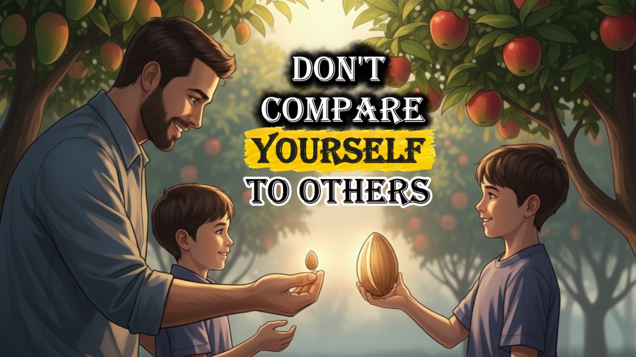 stop comparing yourself to others / A valuable lesson from the secret seed