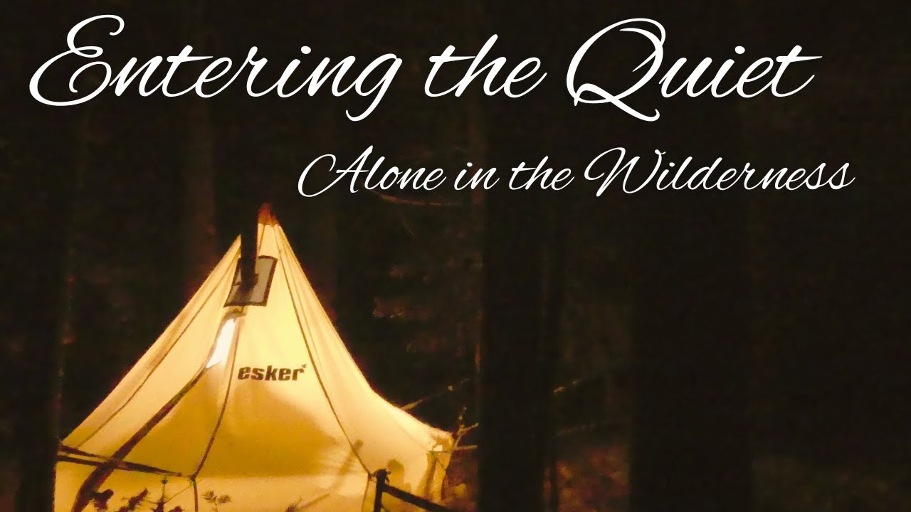 Windstorms, Rain, Snow & Sleet | Finding Solitude in my Esker Arctic Fox  9x9 Hot Tent #nature #camp