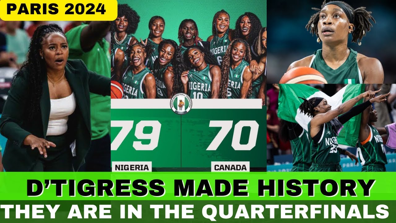 BREAKING: D'Tigress Qualify For The Quarterfinals At Paris Olympics For The First Time In History