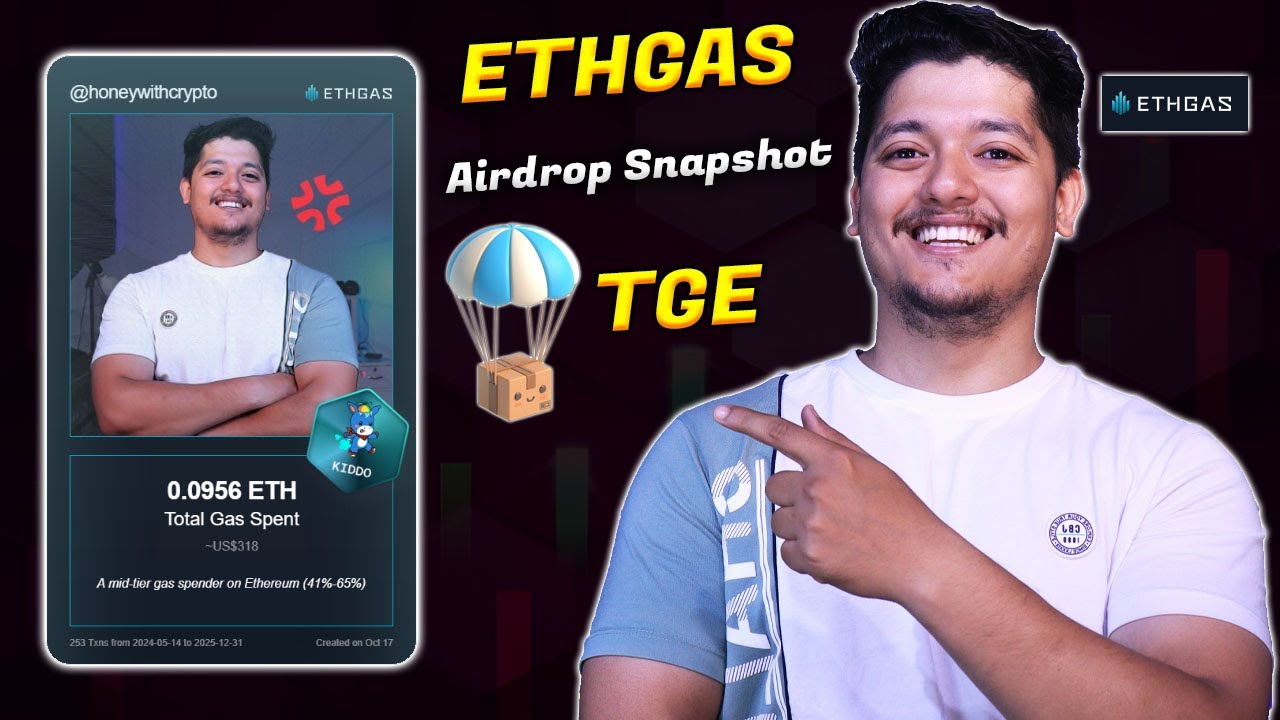 Be Fast 🔥 - ETHGAS Airdrop & Snapshot 2026 🪂  - ETHGAS Raised $12M Funding  😎