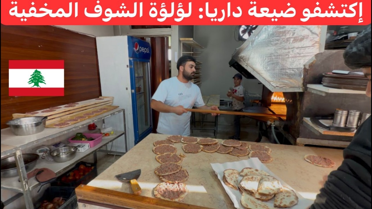 جولة في شوراع و مطاعم ضيعة داريا اللبنانية الشوف 🇱🇧♥️