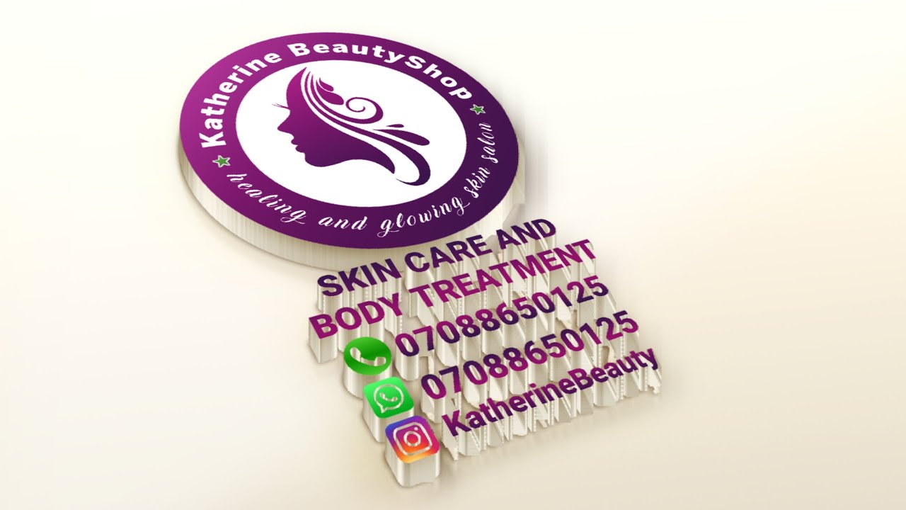 3d Logo design | makeup and beauty logo | pixellab and photopea editing