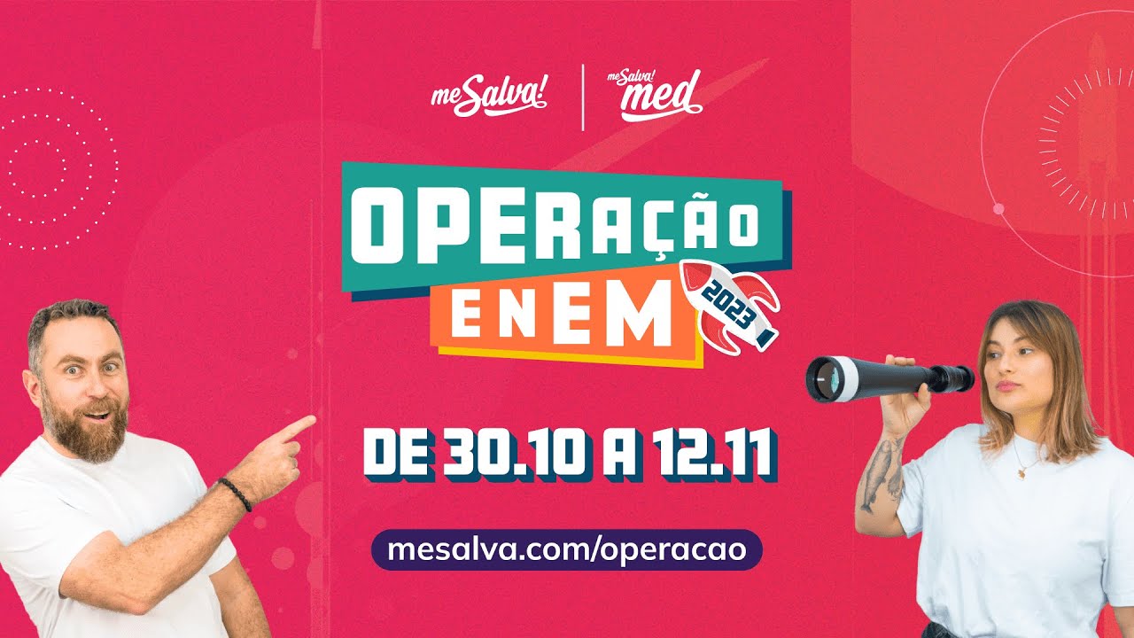 A maior OPERA&Ccedil;&Atilde;O ENEM de 2023! | Me Salva! ❤️📝