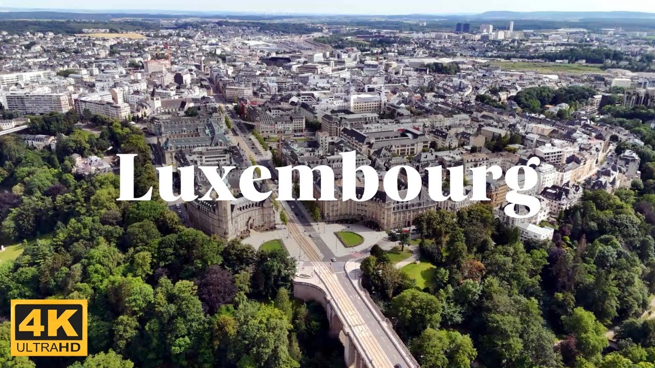 The BEST Aerial Views of Luxembourg City, Luxembourg in 4K!