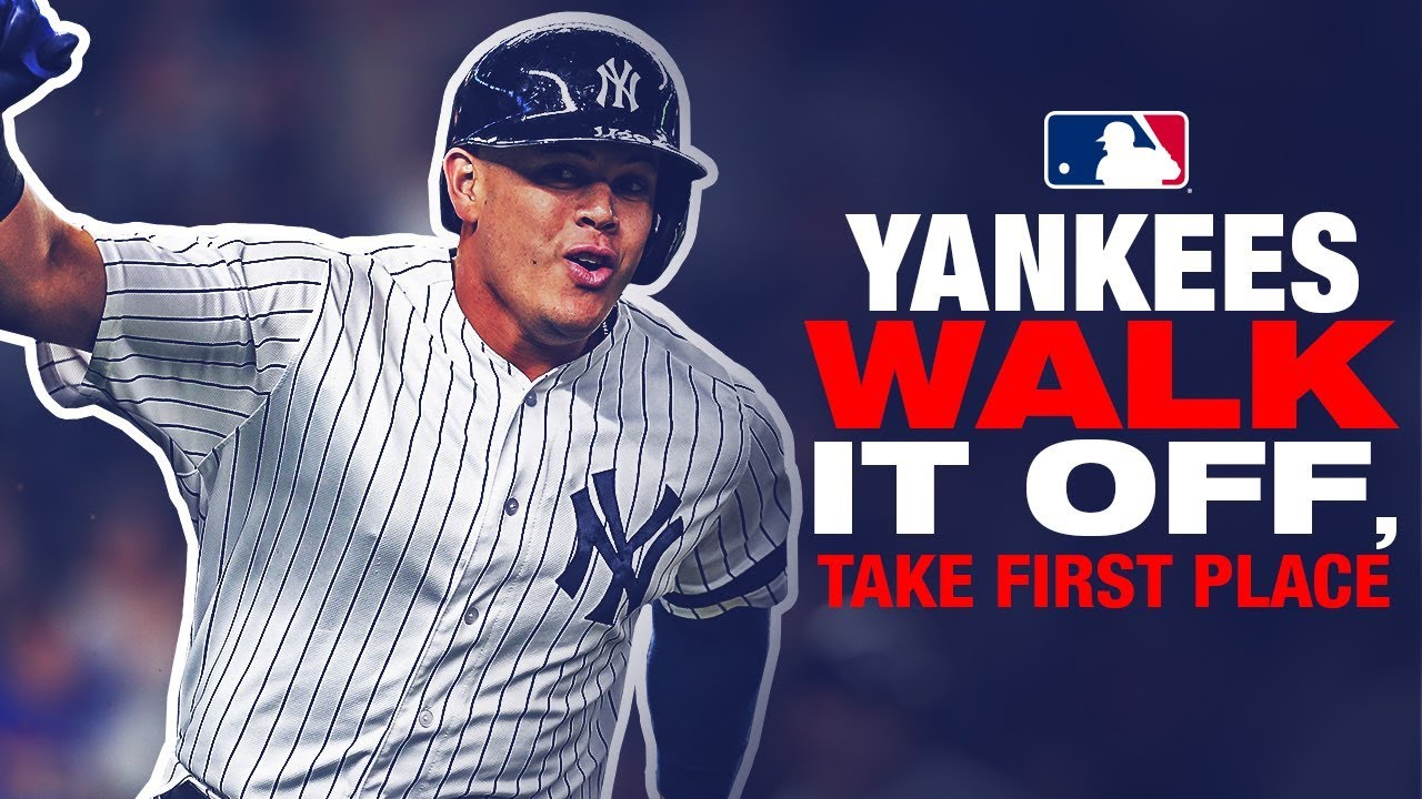 Yankees walk-it-off, take first place from Rays!