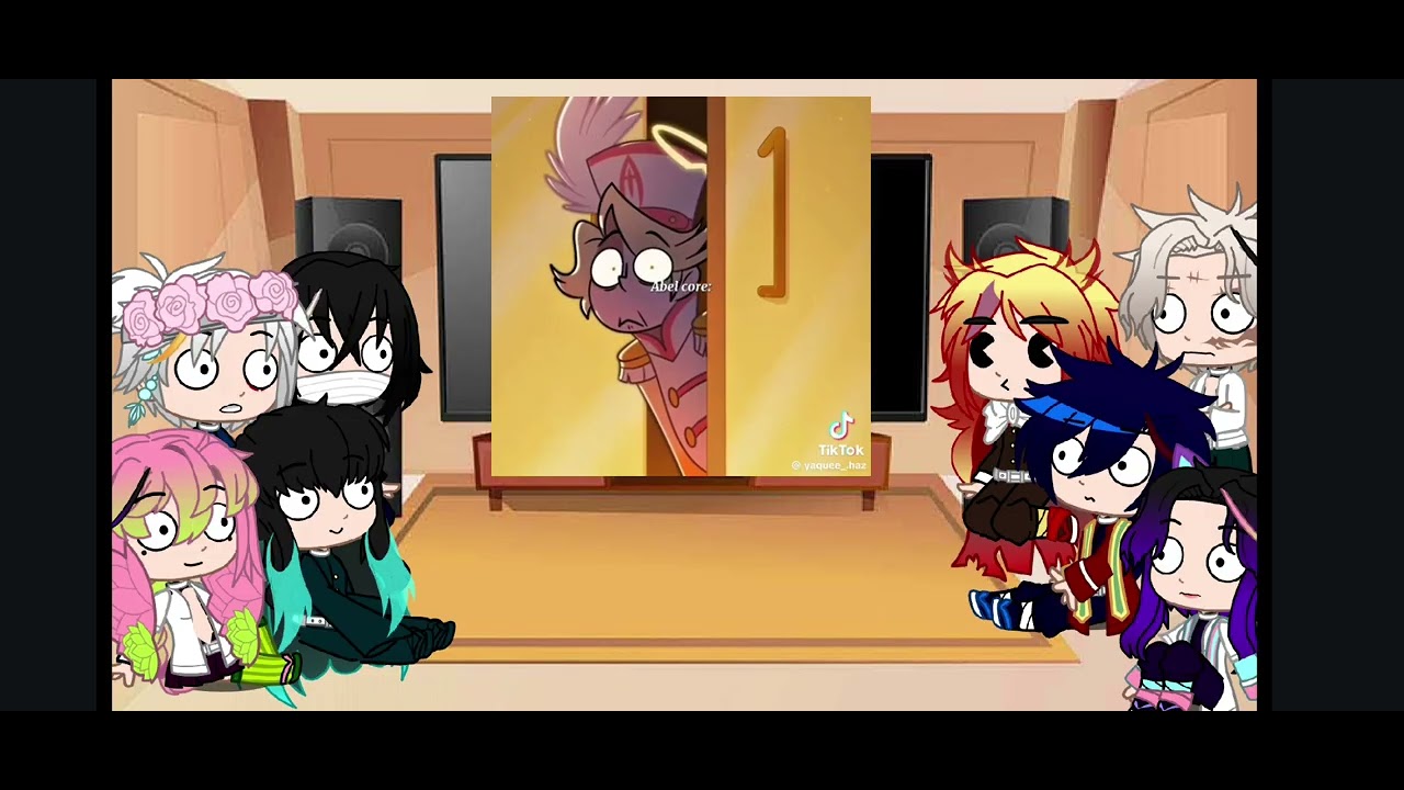 Los pilares reaccionan a abel ( hazbin hotel T2 ) 💛