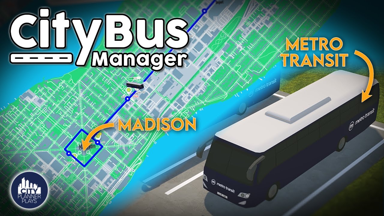 The game lets you build a bus company anywhere in the world!