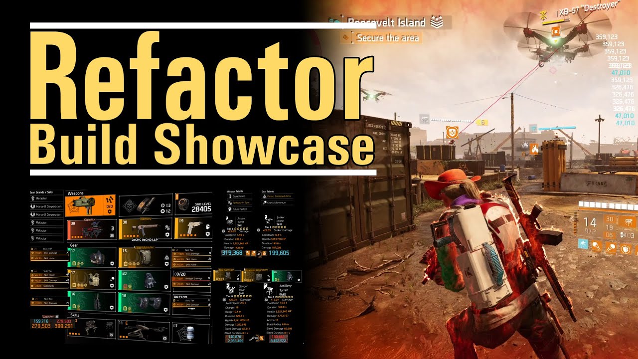 ReFactor - Build Showcase - Healing allies by hurting enemies - The Division 2