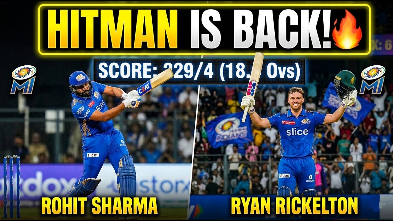 MI vs LSG IPL Match Highlights 2026 || Rohit Sharma's Unreal Comeback vs LSG || 229 CHASED