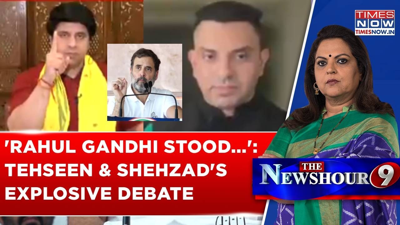 'Rahul Gandhi Stood Like Rock Against PM Modi':Tehseen Poonawalla; Shehzad Rebuts | Explosive Debate