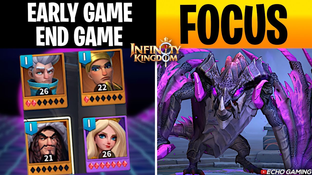 Infinity Kingdom EARLY & END Game March Focus