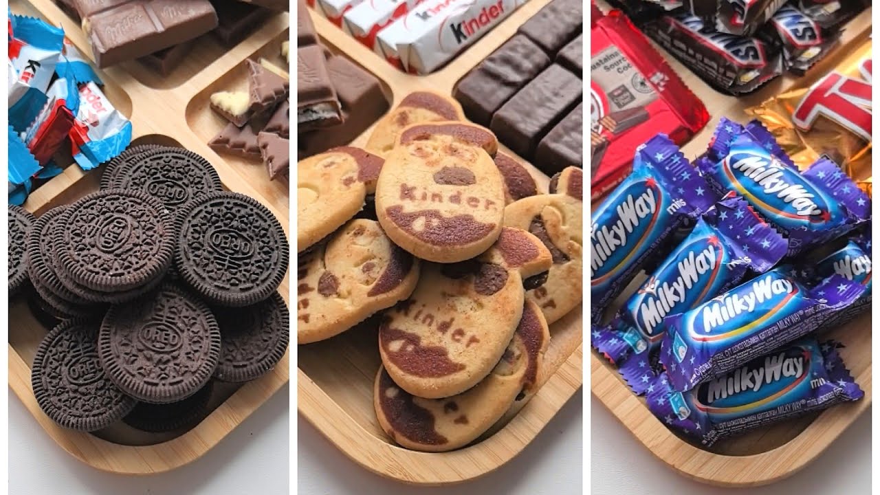 Filling Platter with Sweets Asmr