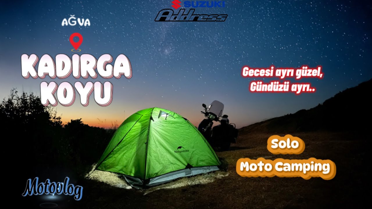 Kadırga Koyu - Gece Huzur Gündüz Keyif   #suzukiaddress125
