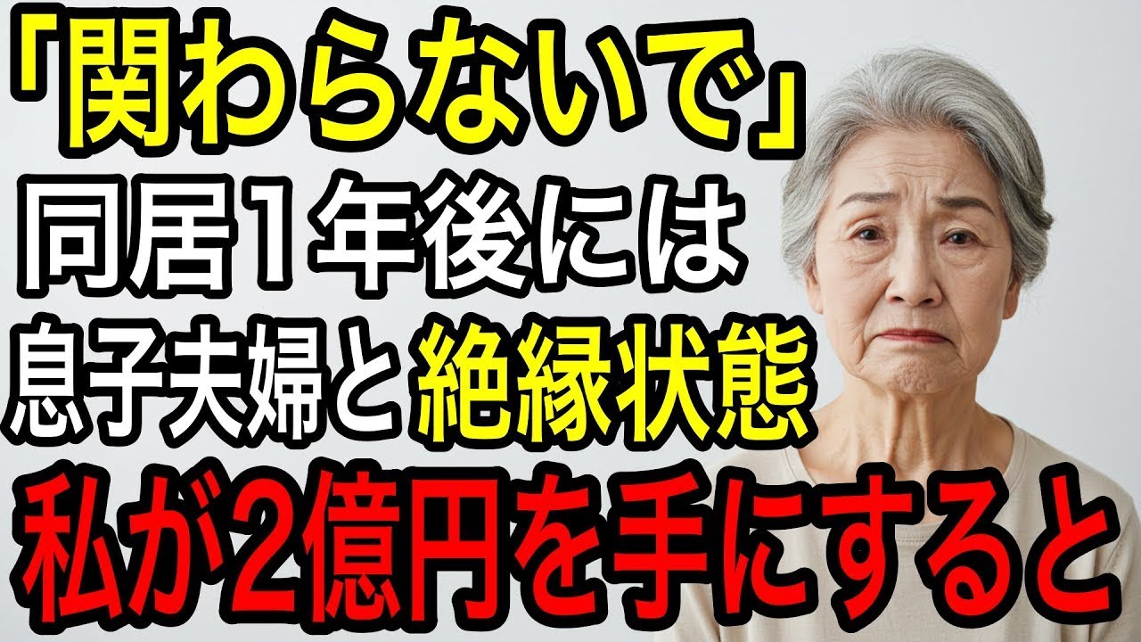 同居1年後には「絶縁状態」で高層マンションに引っ越した息子夫婦。75歳母が2億円を手にすると、2人は言葉を失った