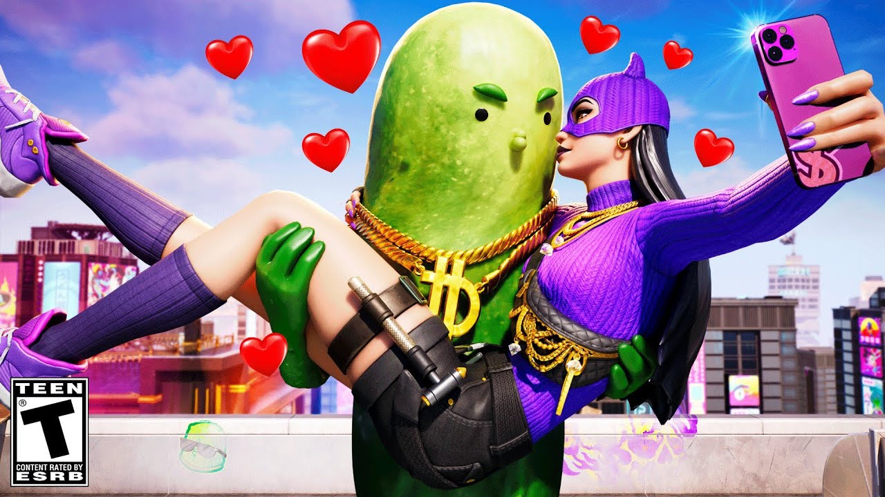 Big Dill & Valentina FALL IN LOVE in Fortnite