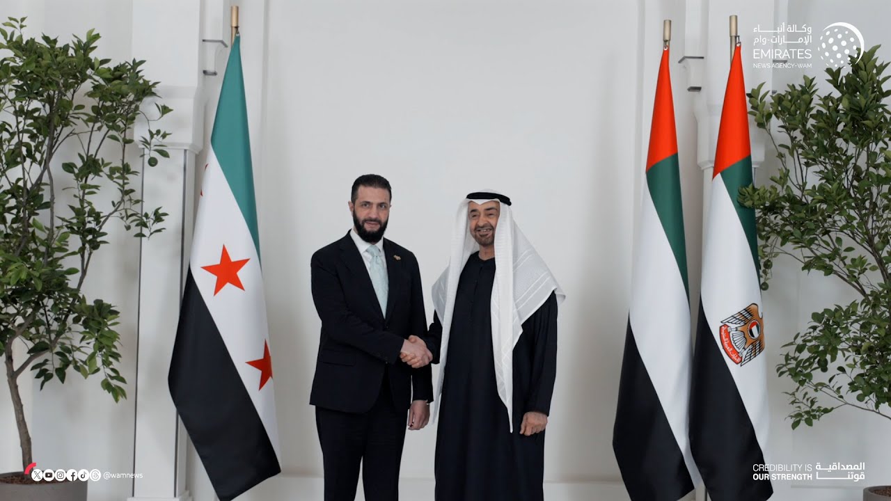رئيس الدولة يستقبل الرئيس السوري