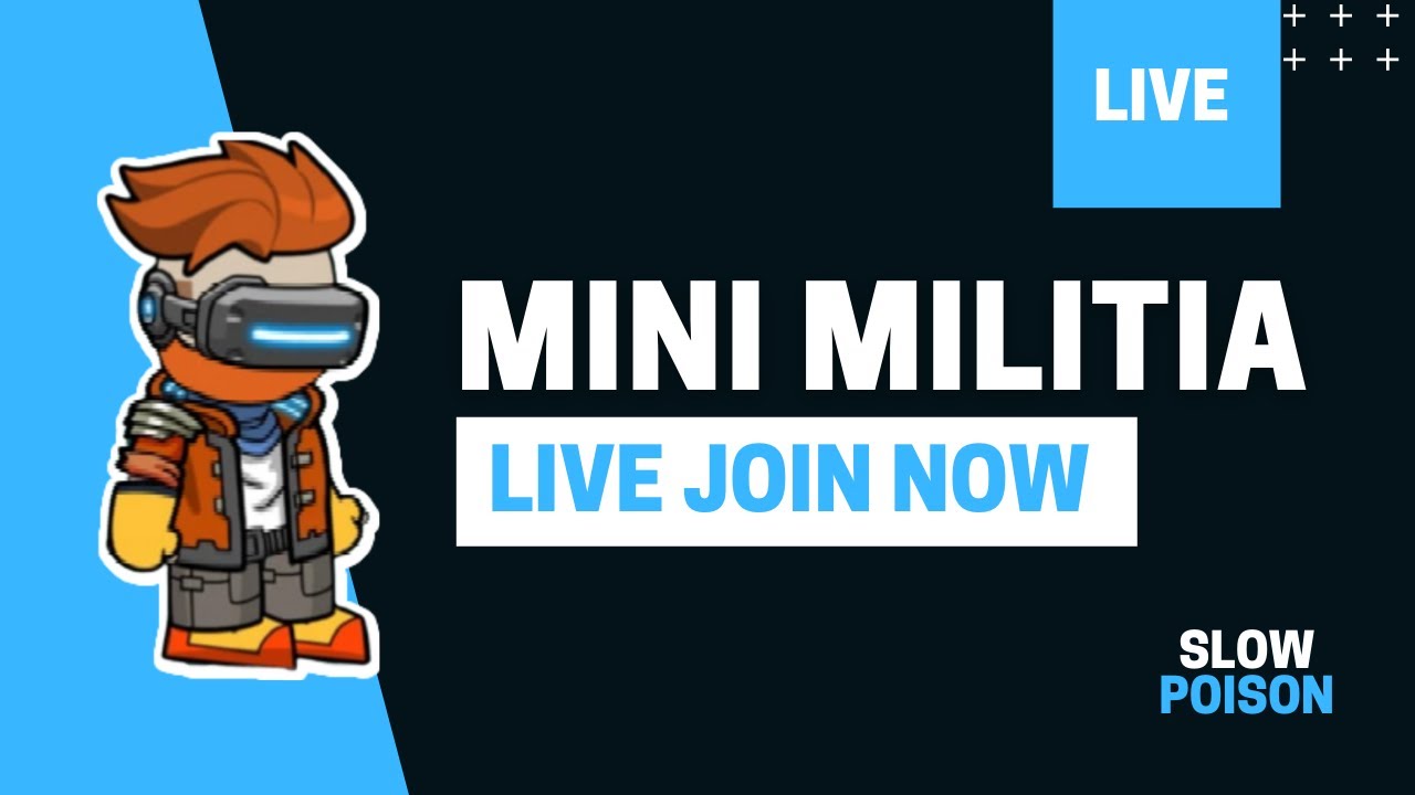 Mini Militia Live || Mini Militia Live Custom Room || MM Da2 Live
