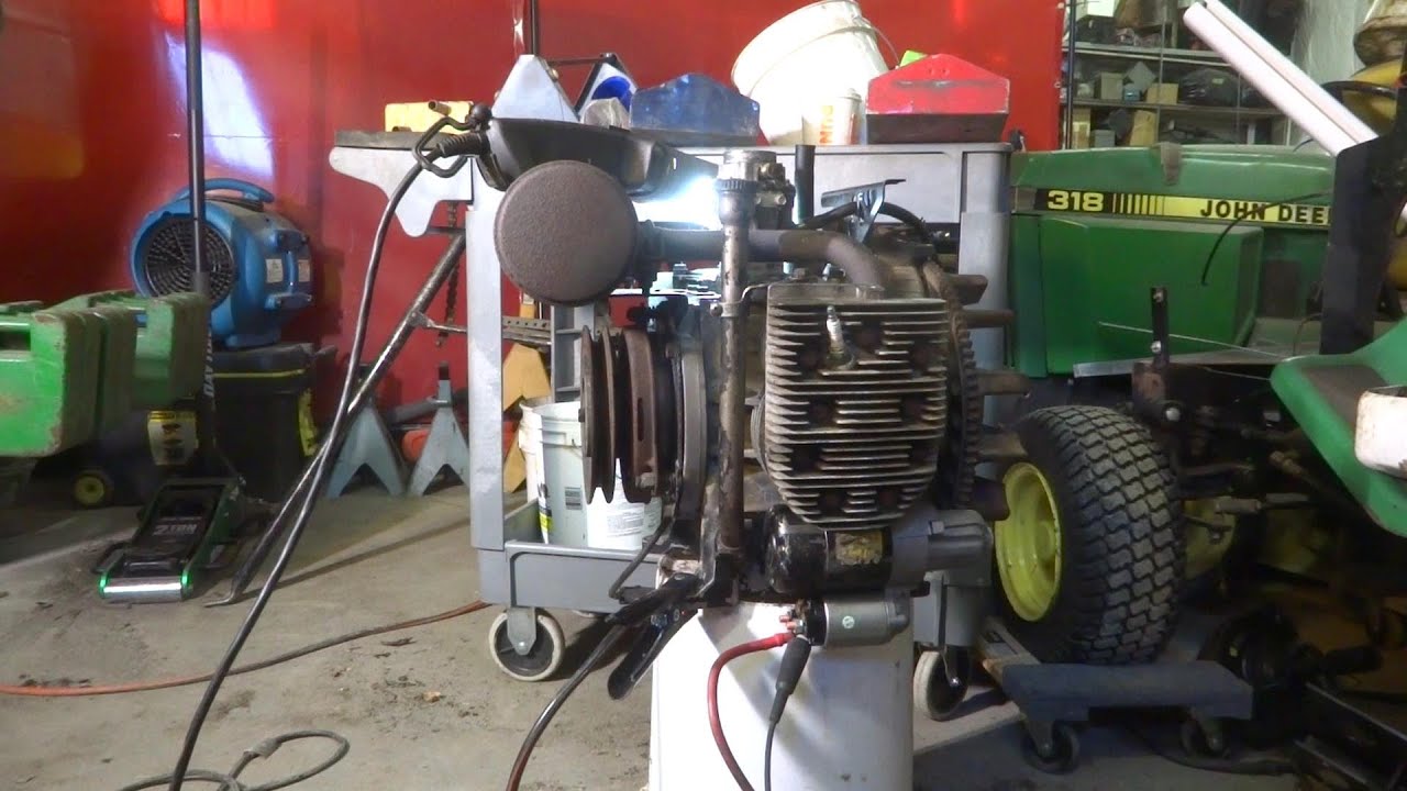 JOHN DEERE 318 WITH STARTER ISSUES PART 2