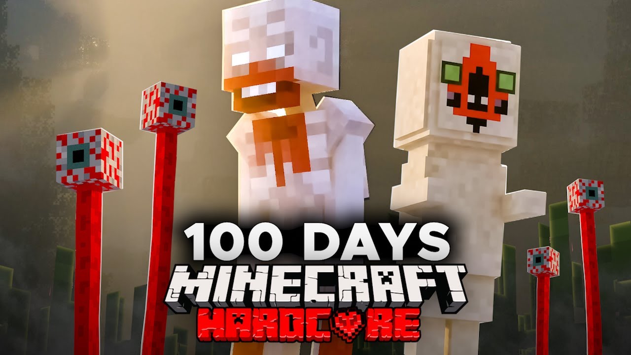I Spent 100 Days in SCP Minecraft (Tagalog)