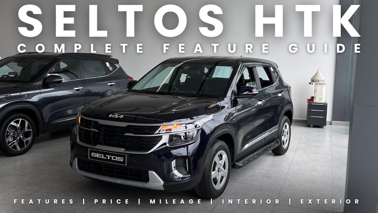 Kia Seltos HTK Petrol MT with New Update 2024 | Features | Price | Mileage | Interior | Exterior