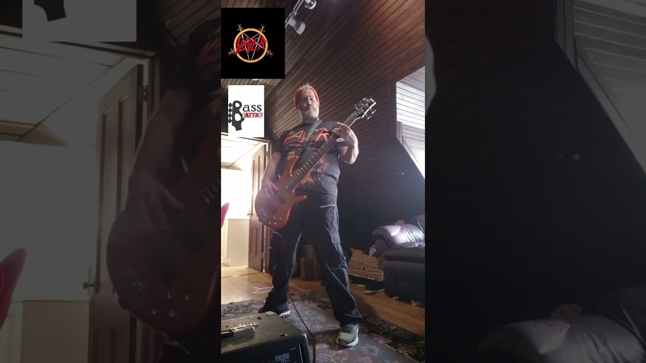 SLAYER... PRIDE IN PREJUDICE...( BASS COVER 2.0) K0901  #slayer #bassscover #metal 