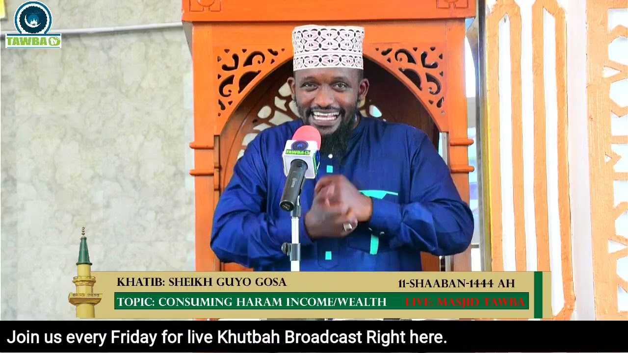 JUMUAH KHUTBAH: HARAM INCOME/WEALTH