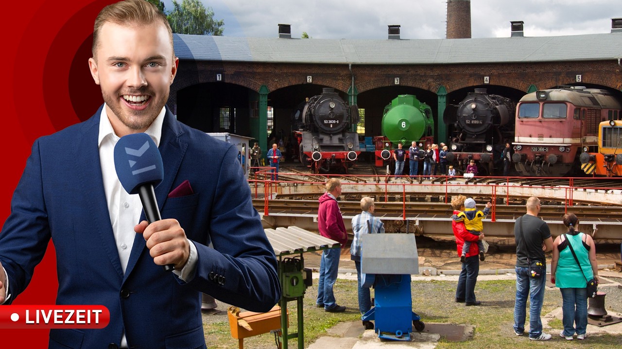 Fr&uuml;hjahrslokfest 2026 in Sta&szlig;furt | Dampfloks, Dieselloks & Fans vor Ort