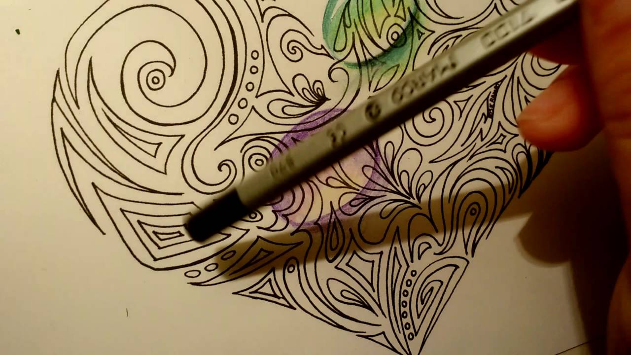 Water drops in Colored Pencil