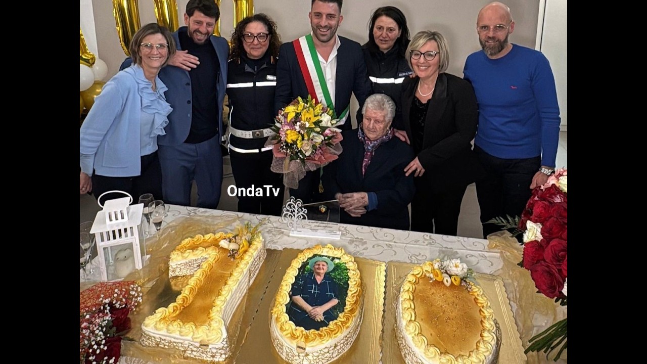 100 anni d'amore: la splendida festa per Nonna Maria